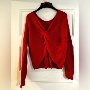 Hollister reversible twist sweater